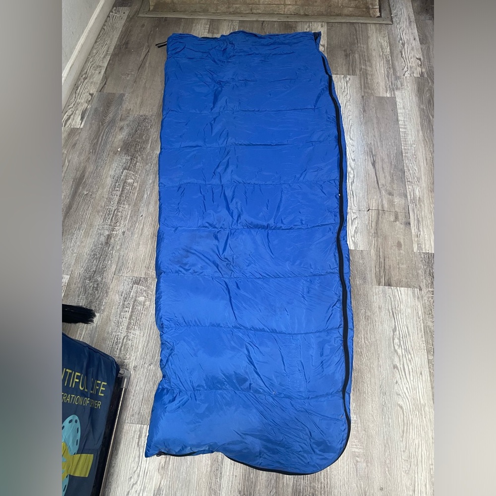 Eddie Bauer Blue 74”x31” Rectangular Sleeping Bag